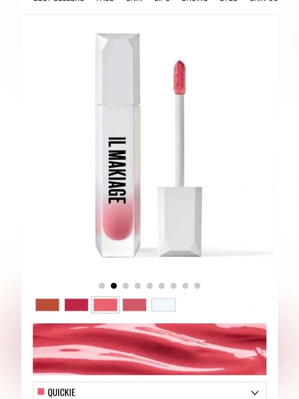 BNIB IL MAKIAGE Uncensored Lip Plumping Gloss Shade 593 Quickie